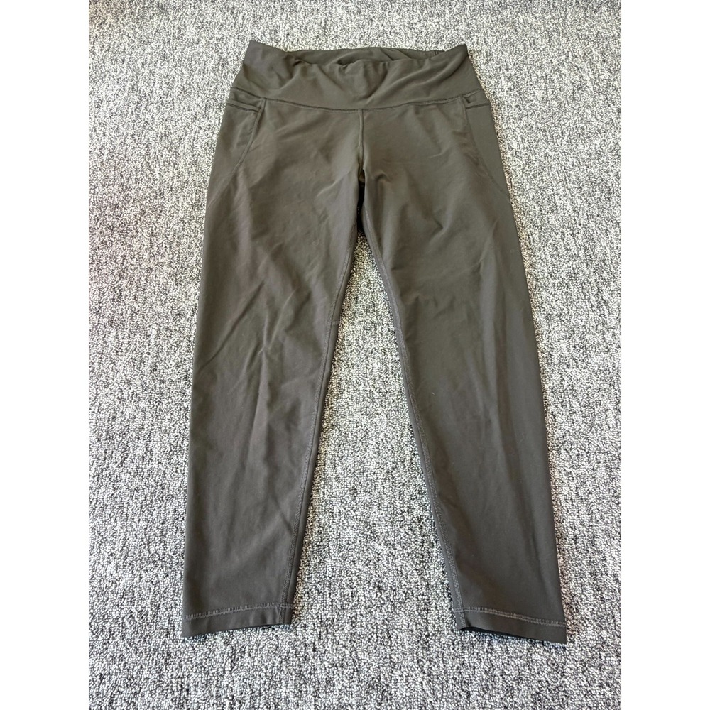 Old Navy Active Powersoft Ankle Legging Womens 2XL Gray Yoga Athletic High Rise